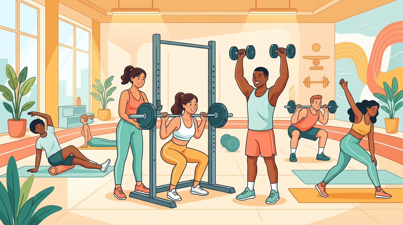 Beneficios de entrenar con seguridad en el gimnasio