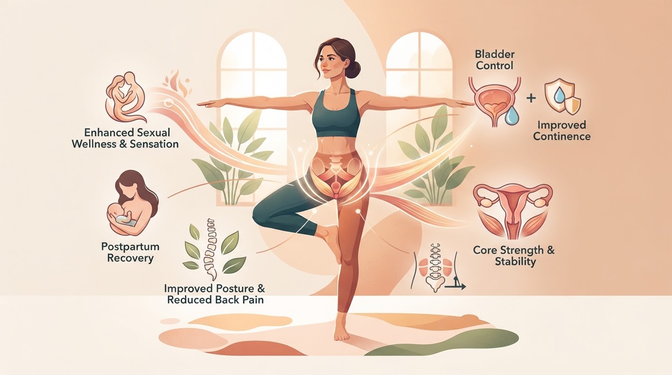 Beneficios de fortalecer el suelo pélvico para mujeres