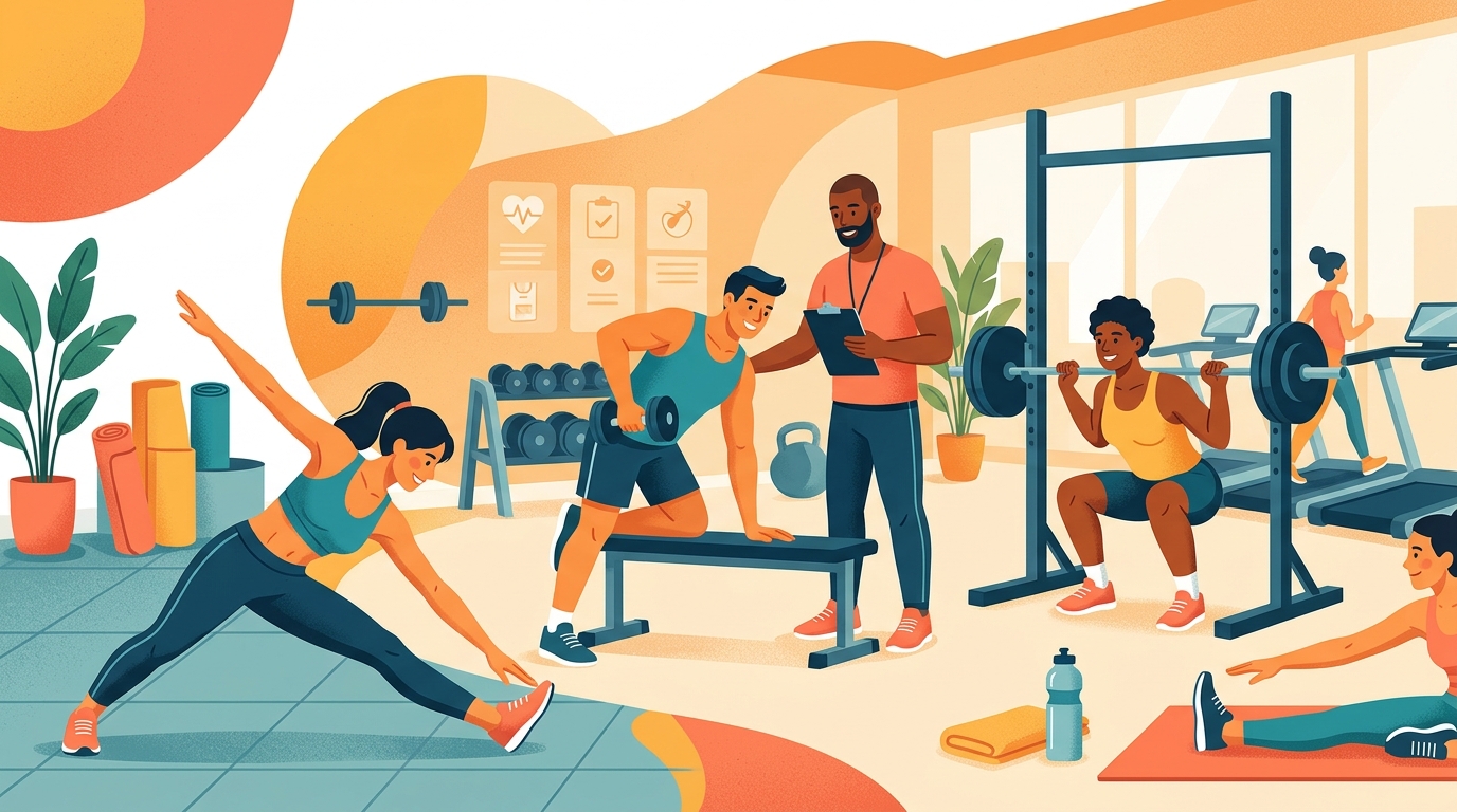 Cómo prevenir lesiones en el gimnasio para principiantes