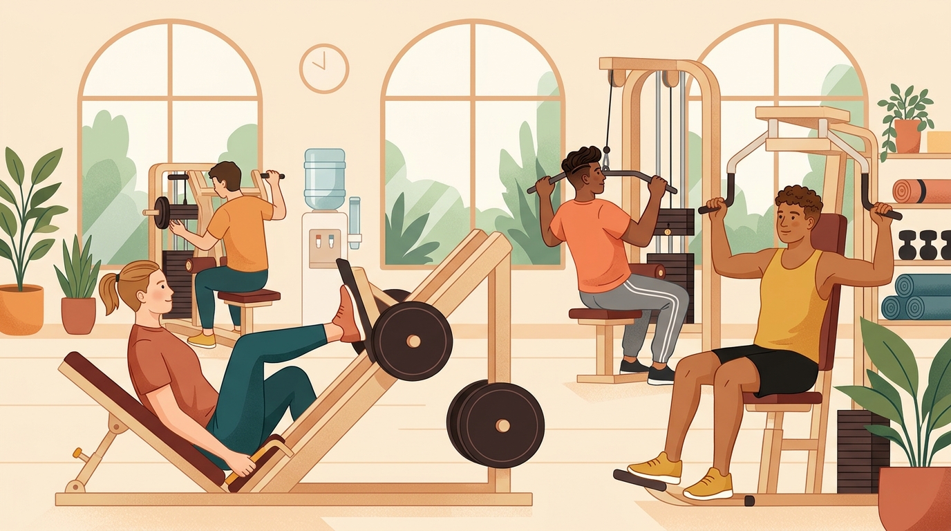 Cómo usar correctamente las máquinas del gimnasio