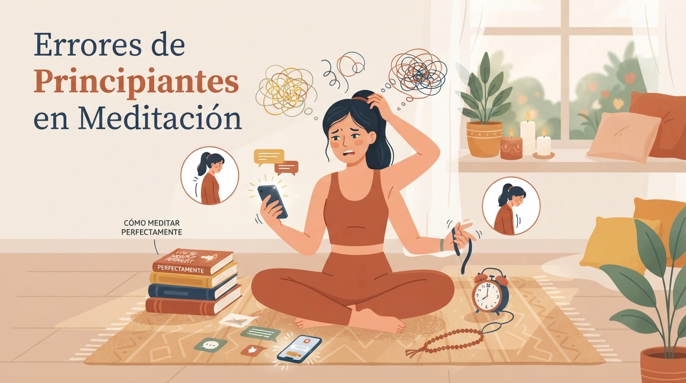 Errores al empezar a meditar y cómo solucionarlos