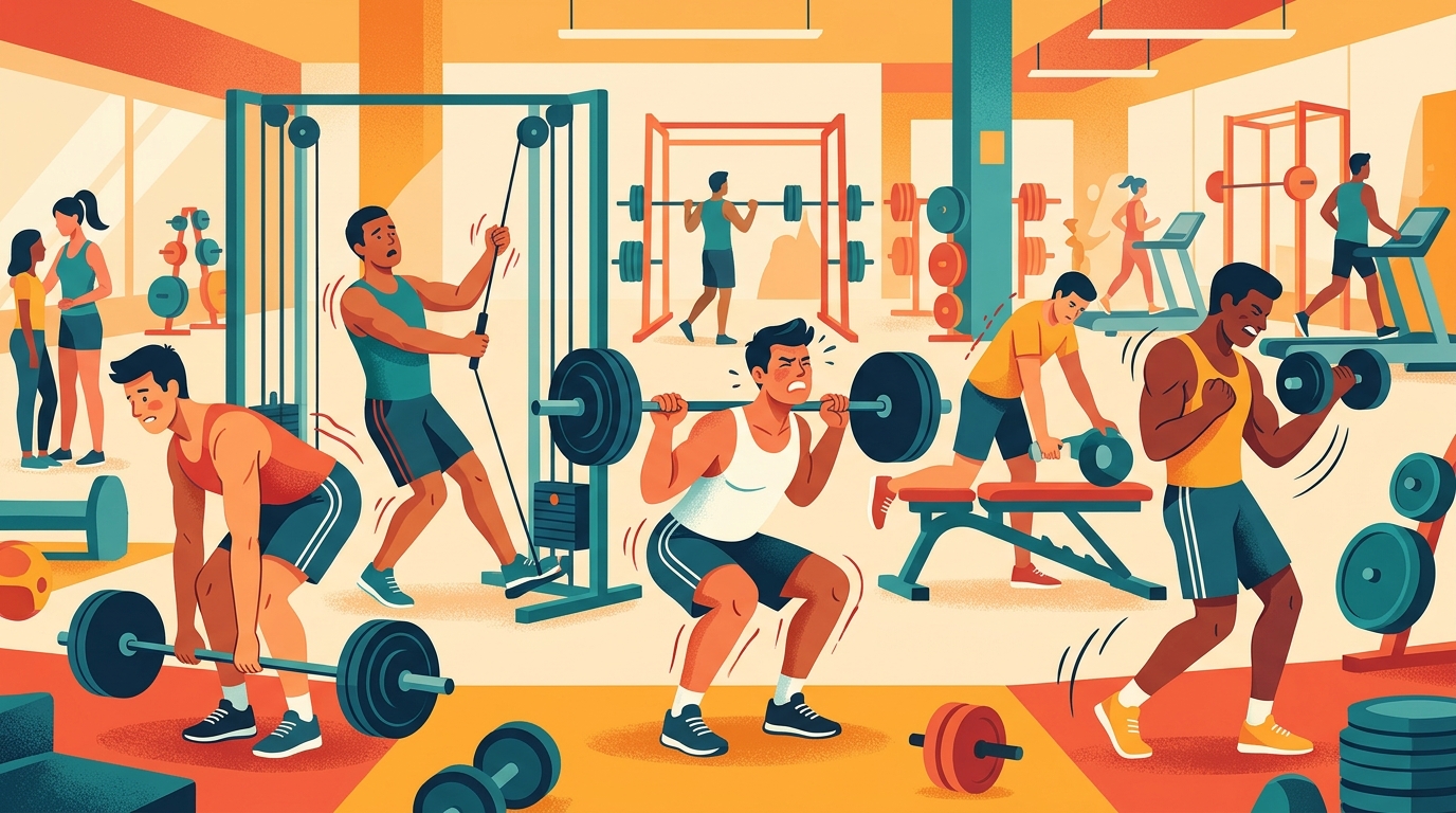 Errores comunes en el gimnasio que debes evitar