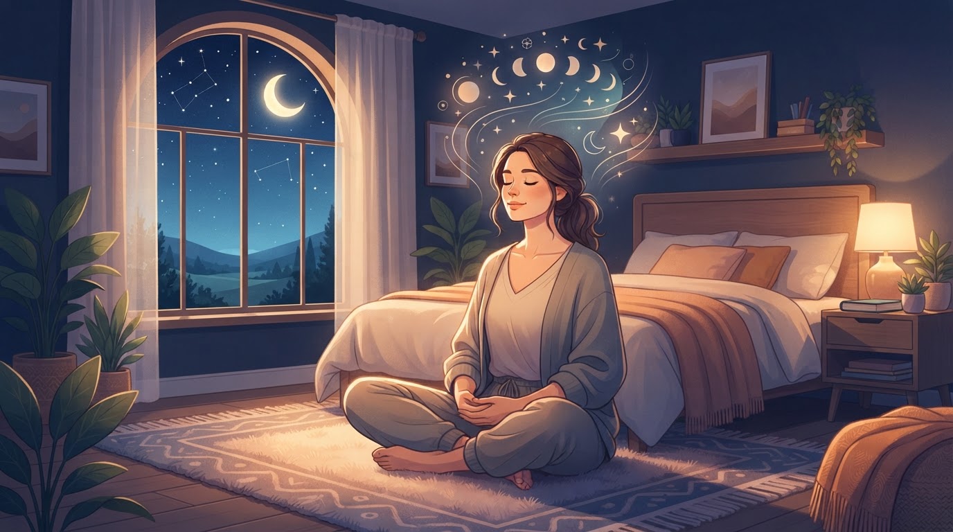 Meditación antes de dormir: guía para conciliar el sueño