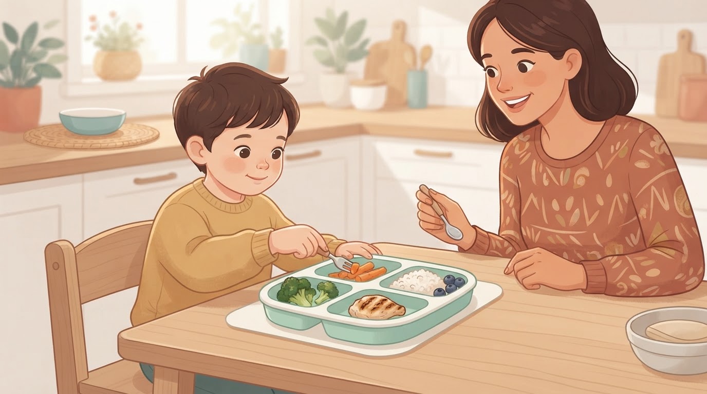 Técnicas para Presentar Alimentos a Niños con Autismo