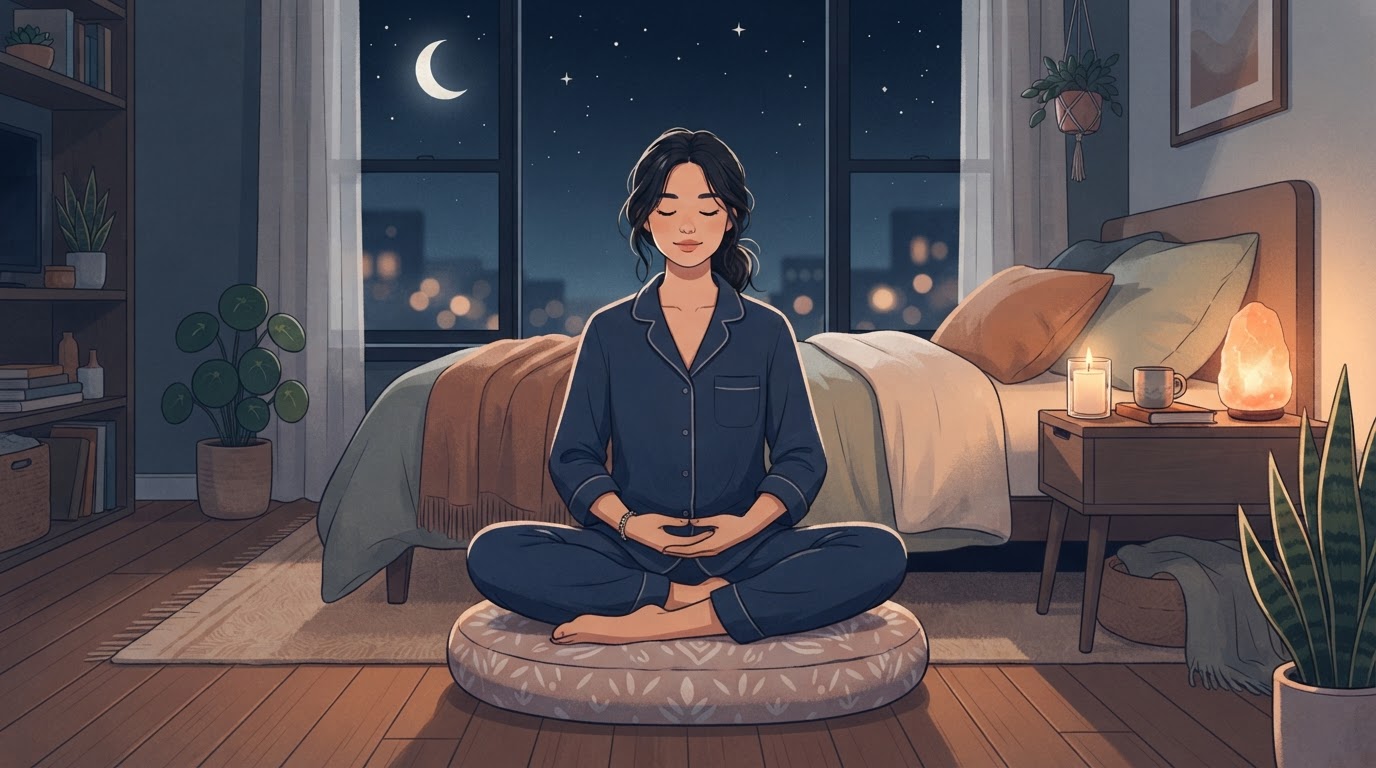 meditación nocturna para dormir mejor